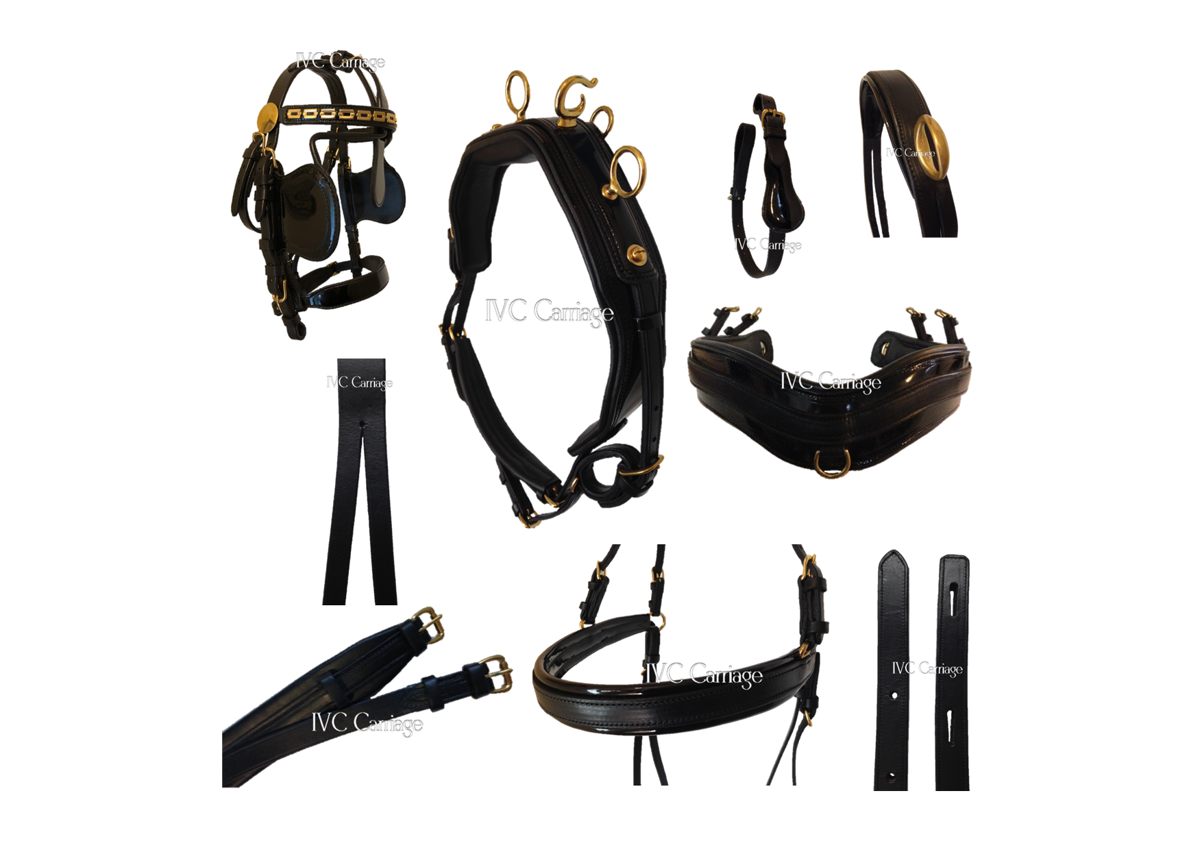 IVC Enhanced Leather Horse Harness