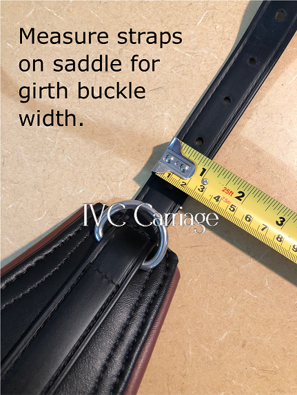Measure Horse Harness Saddle Billets | IVC Carriage