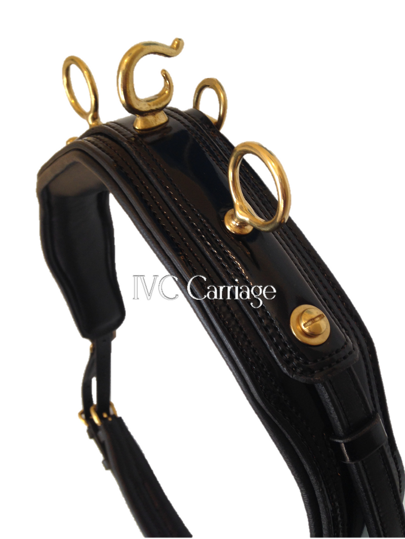 Leather Horse Harness Saddle IVC Carriage