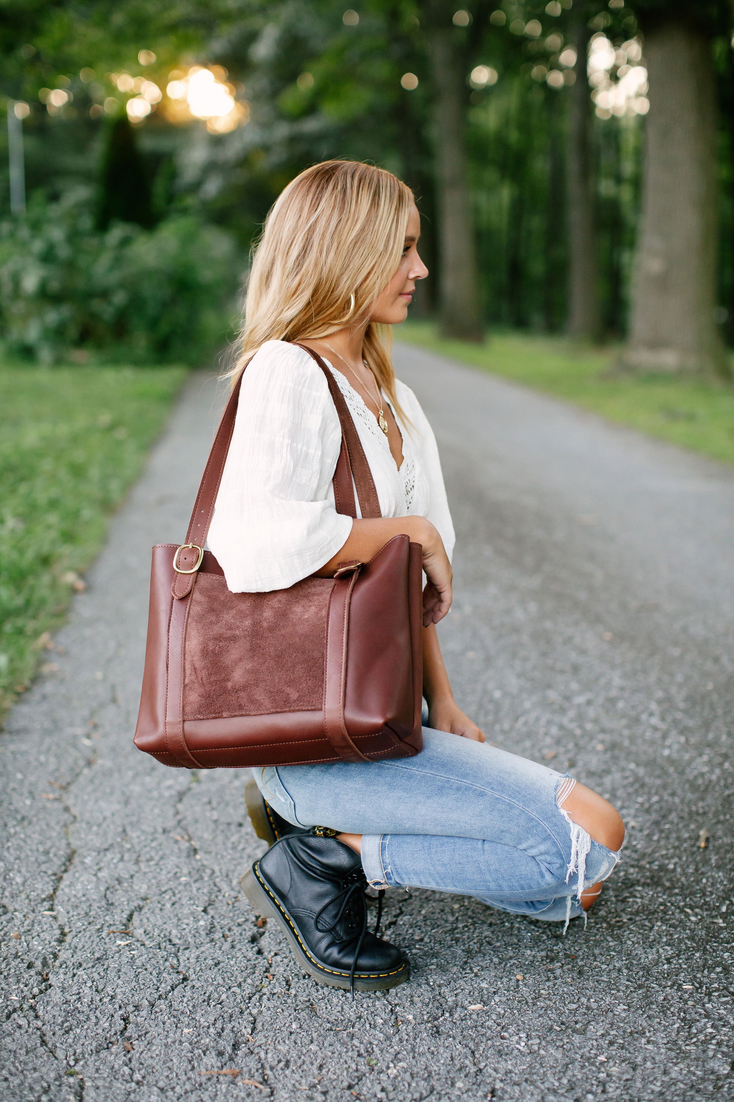 Regina Leather Tote