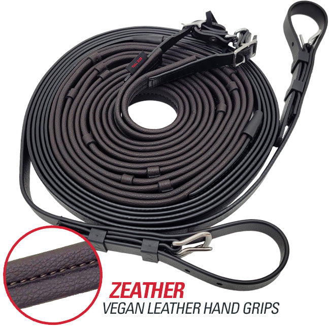 Zilco X-Grip Horse Driving Reins | IVC Carriage