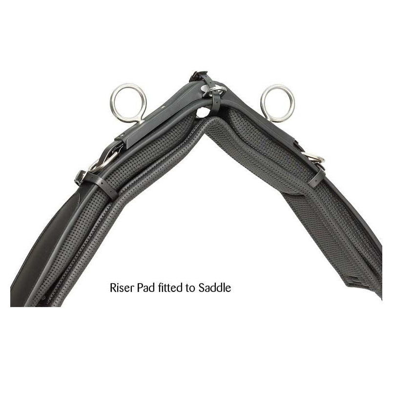 Zilco Classic Saddle Riser Pad fitted to saddle