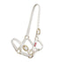 white Zilco 25mm PN Nose Buckle Halter 