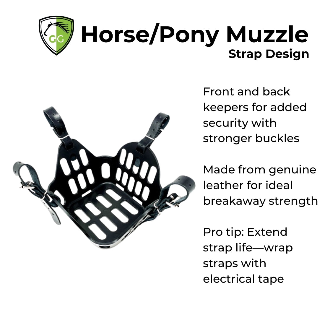 GreenGuard Horse Grazing Muzzle