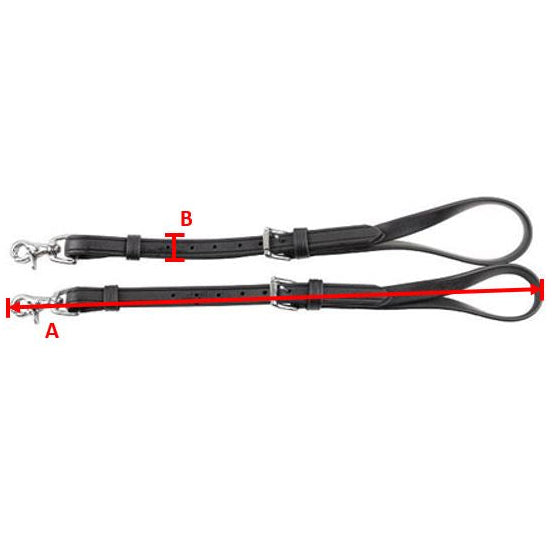 Ideal EuroTech "Breeze" Breeching Straps measurements
