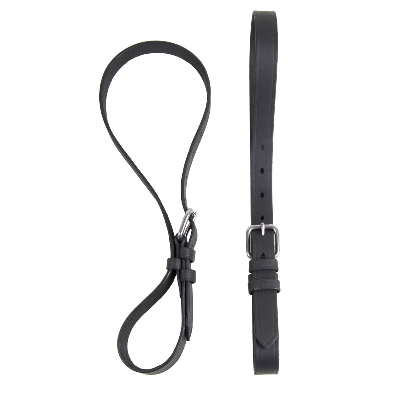 black LeatherTech breeching straps