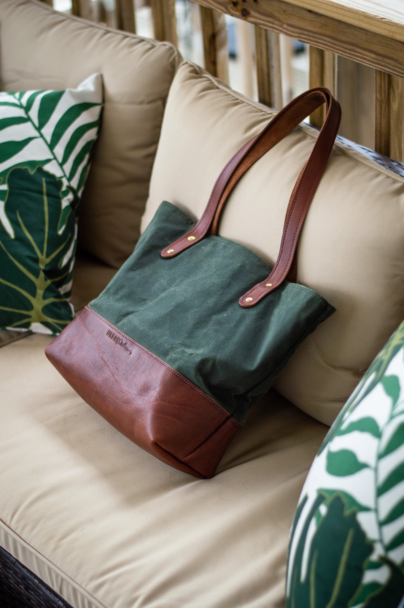 Classic Canvas Leather Tote