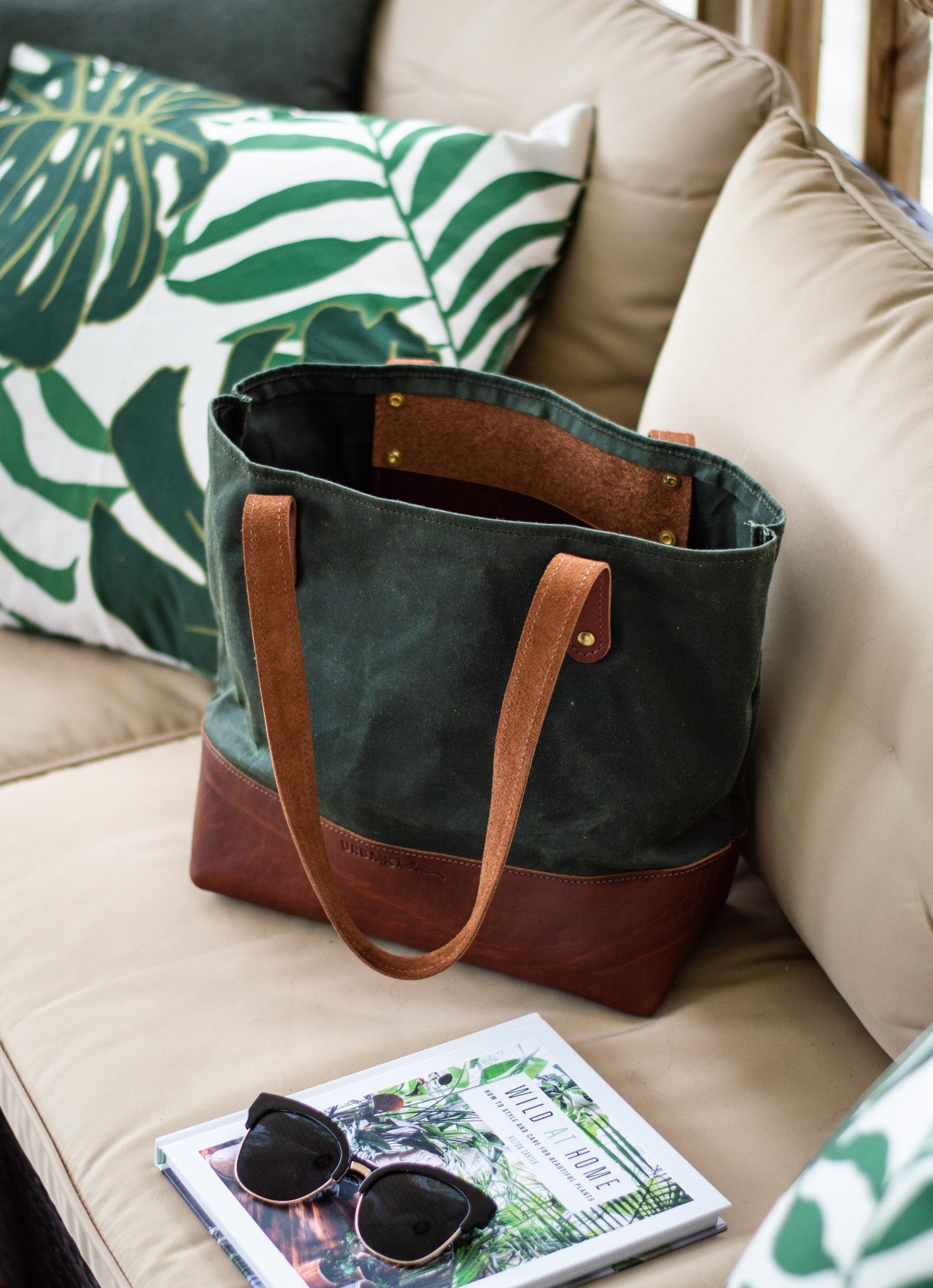 Classic Canvas Leather Tote