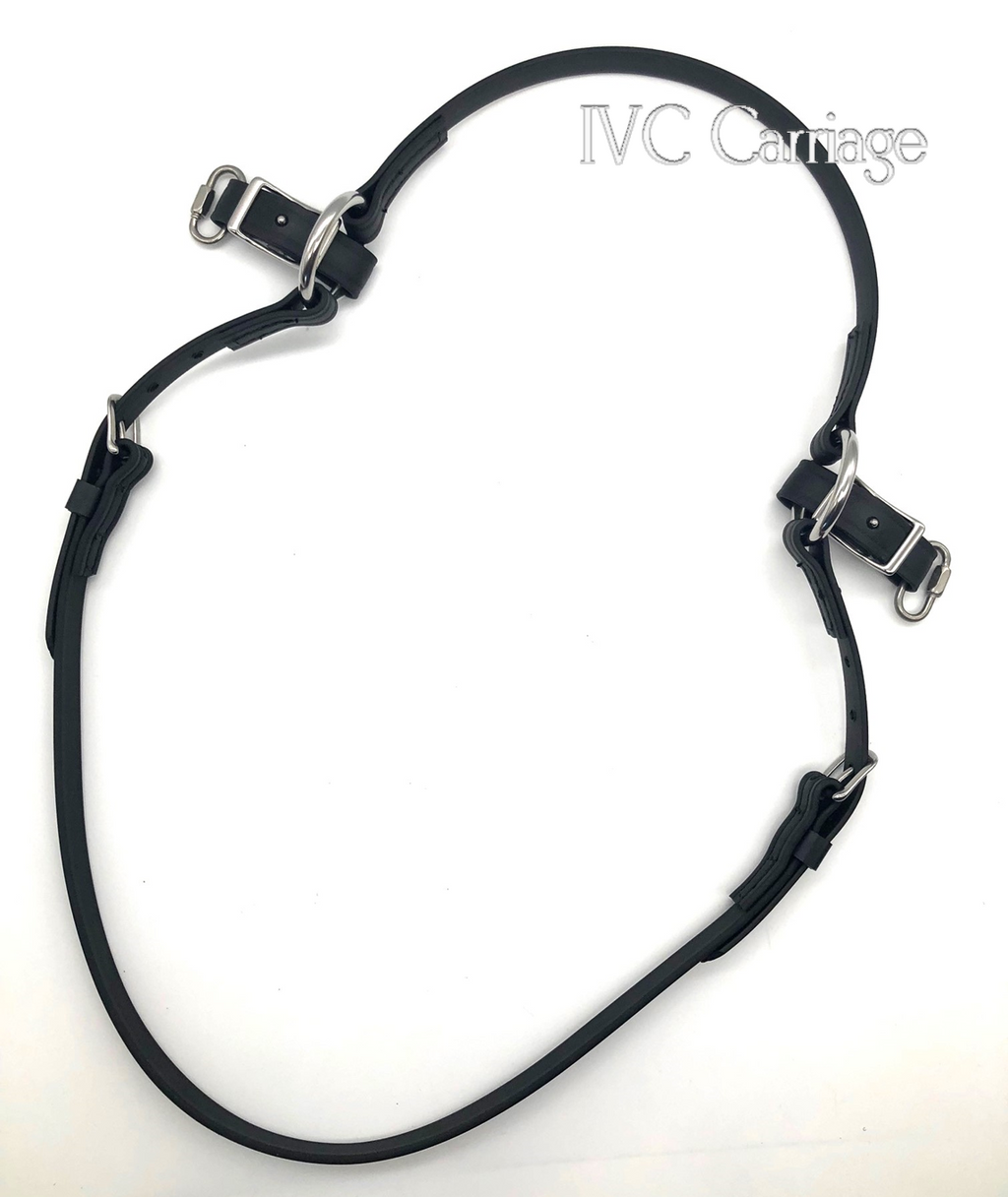 Horse Harness Double Crown Throatlatch | IVC Carriage