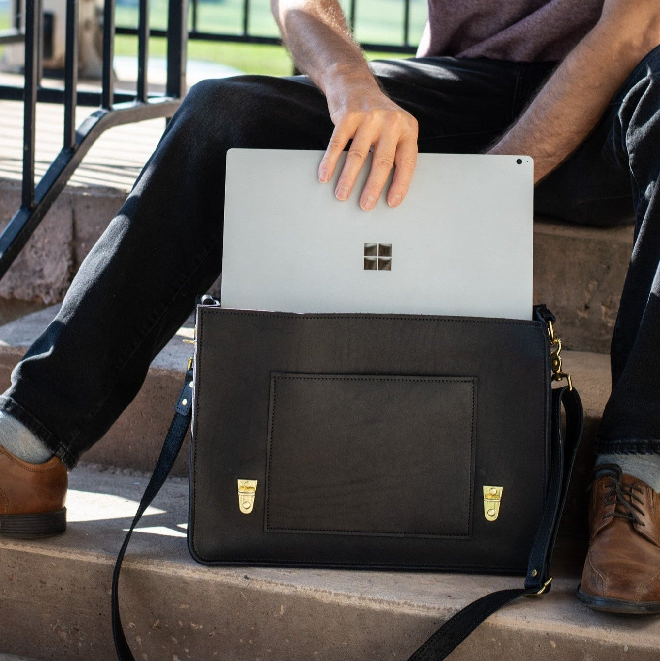 Executive Leather Briefcase