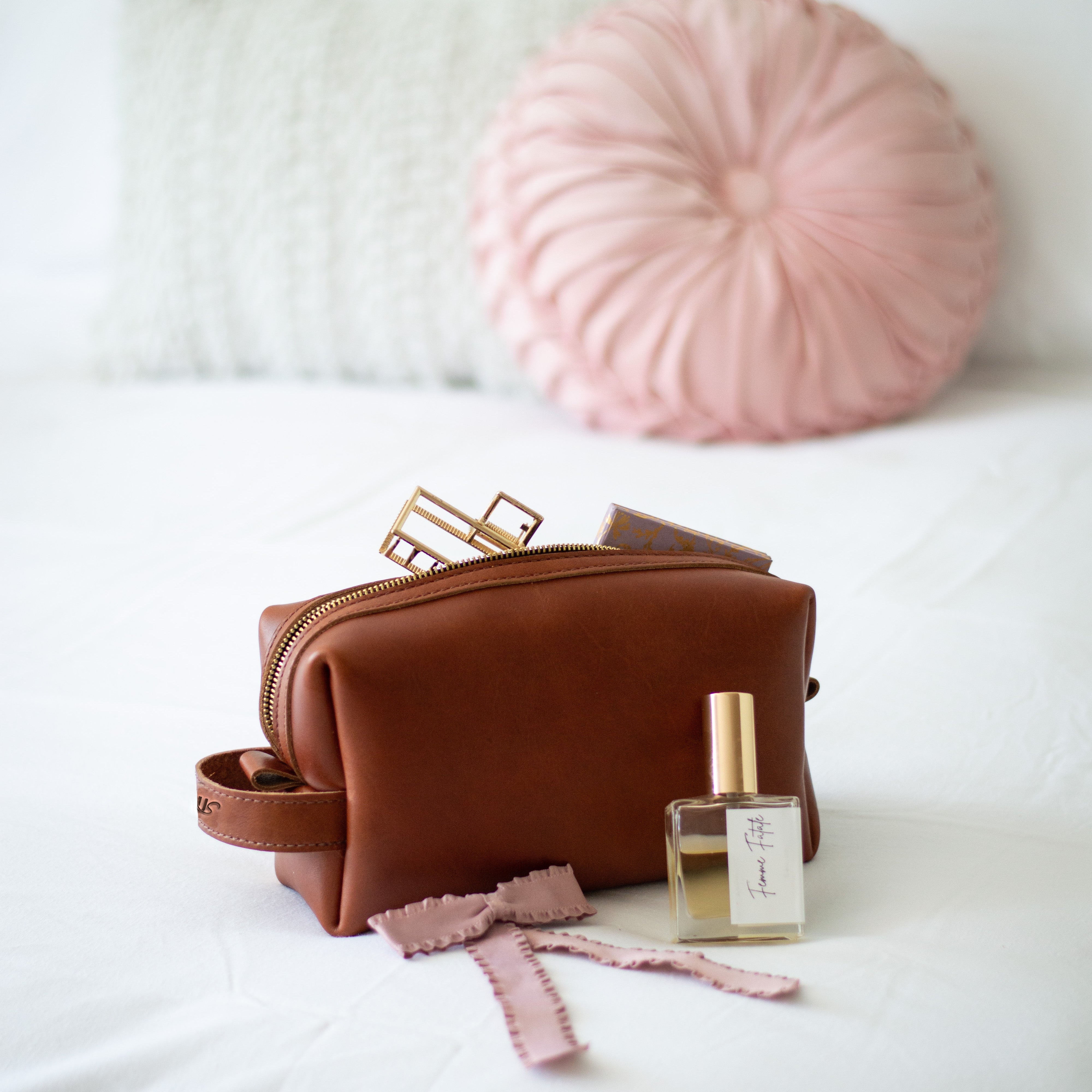 Leather Toiletry Bag