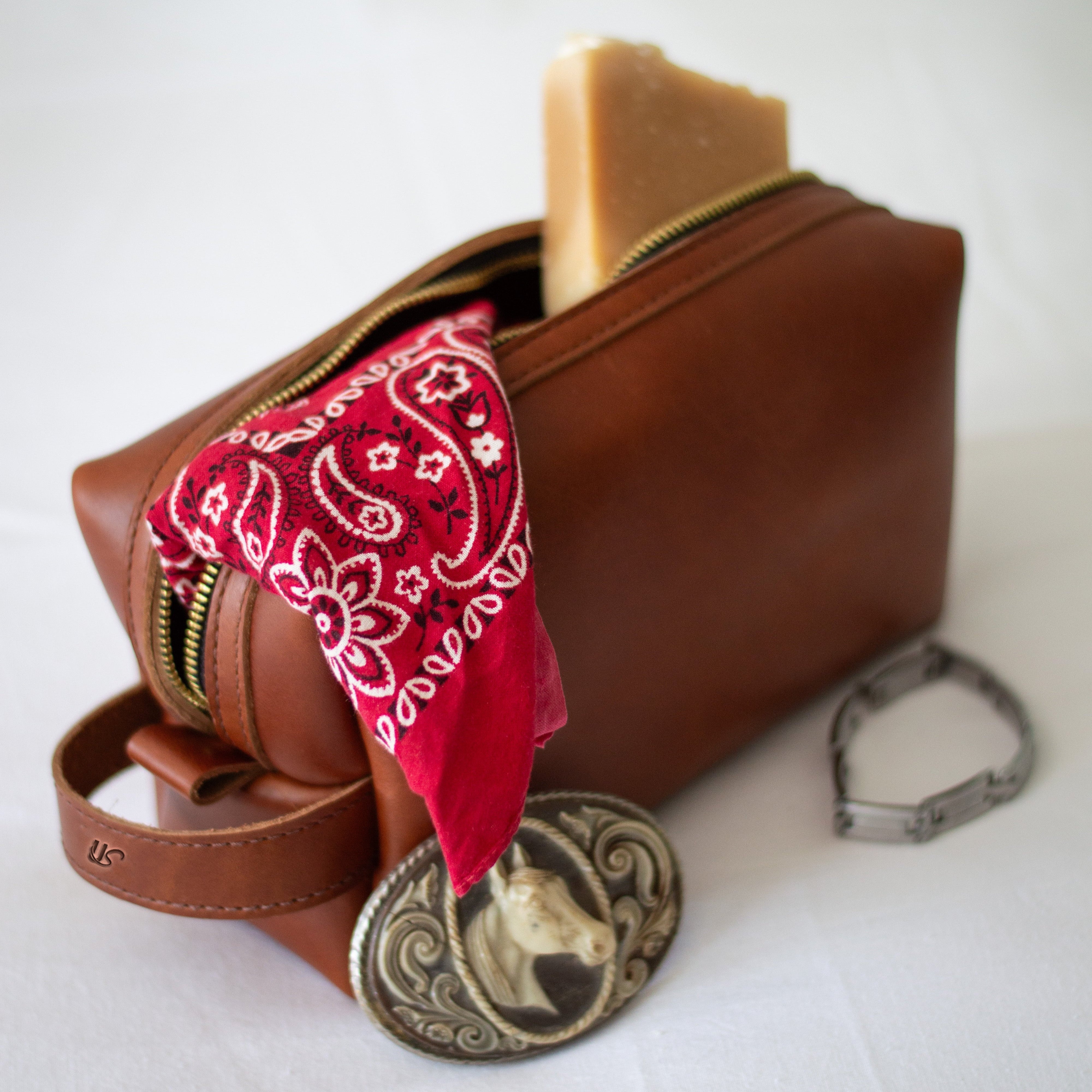 Leather Toiletry Bag