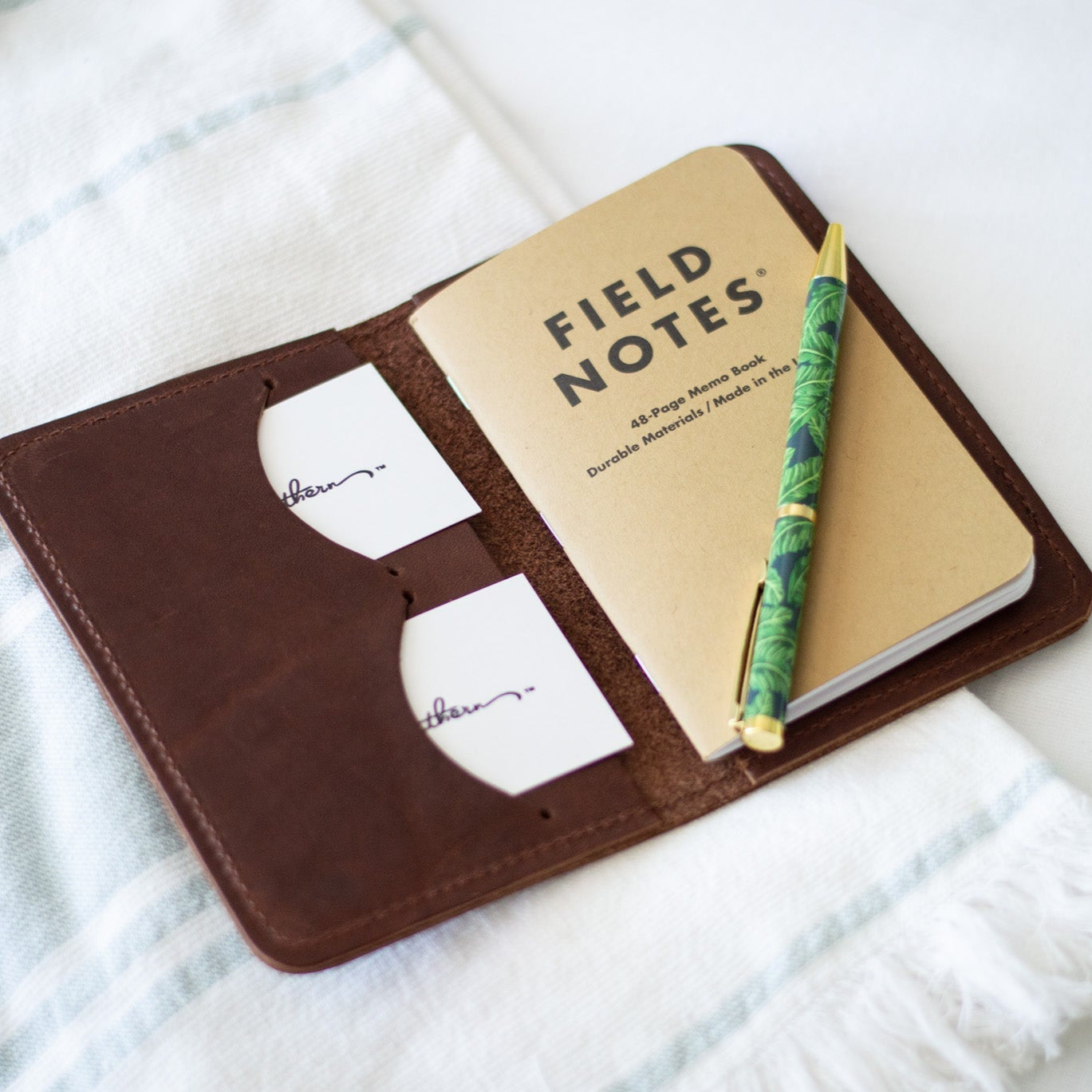 Leather Notebook Wallet