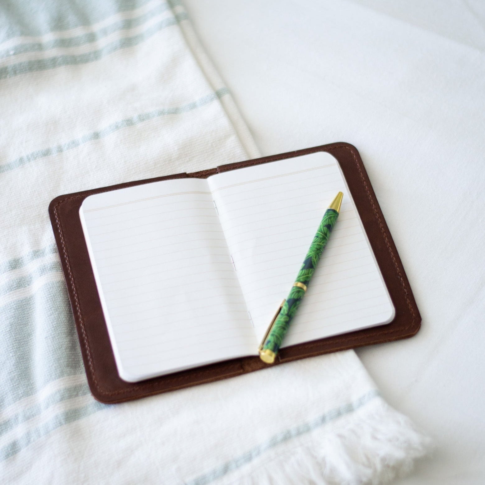 Leather Notebook Wallet