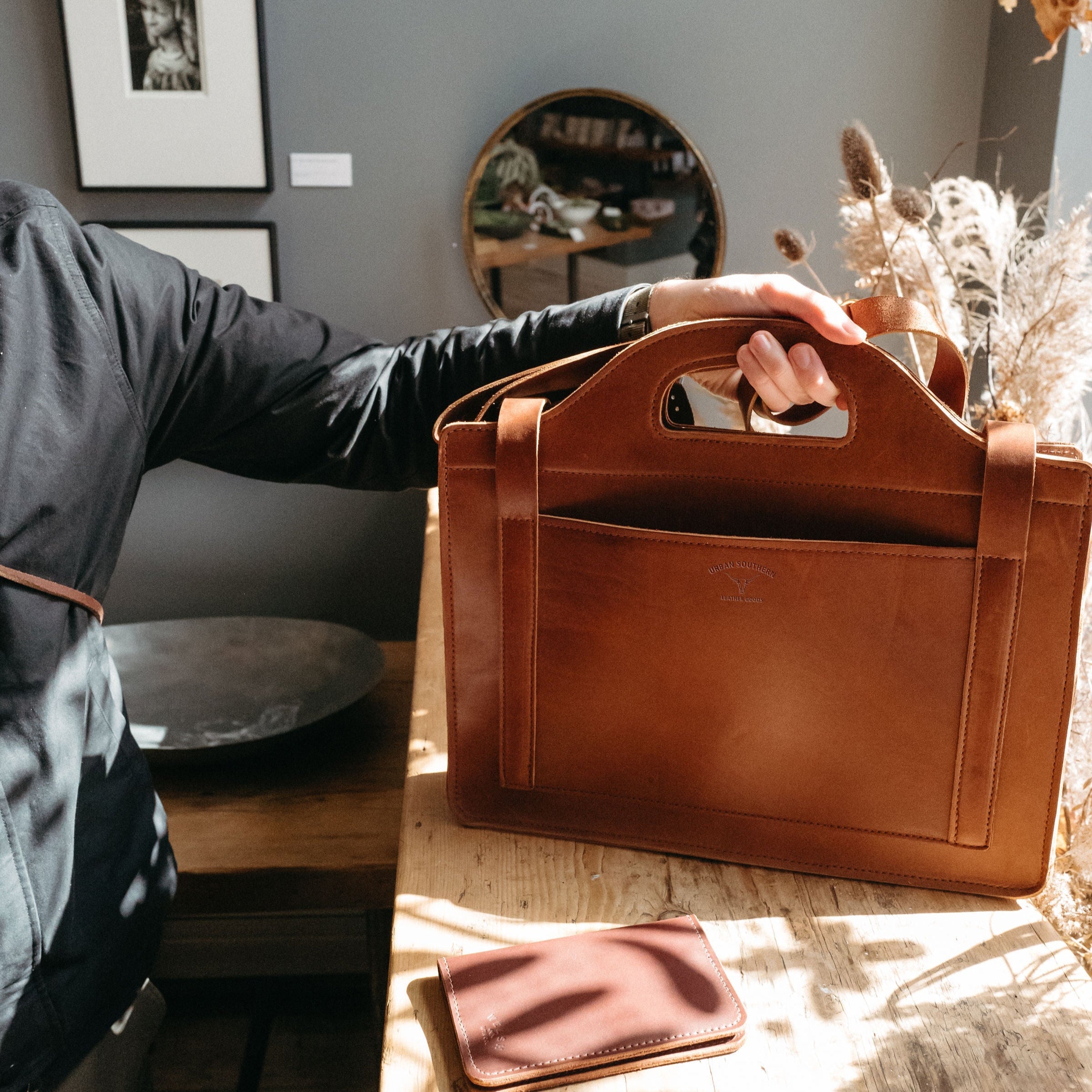 Franklin Leather Satchel