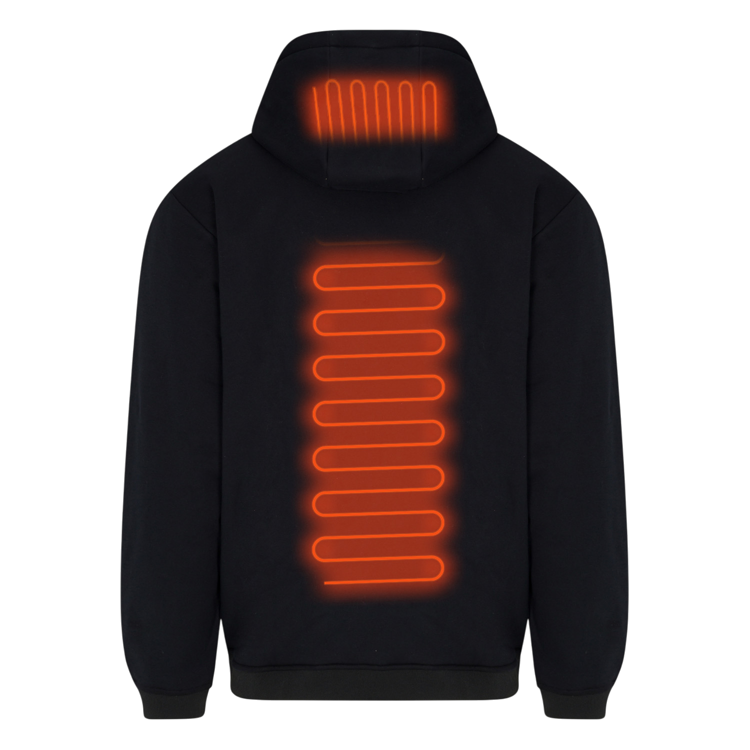 Heated Zip Hooded Sweatshirt