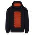 Heated Zip Hooded Sweatshirt