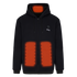 Heated Zip Hooded Sweatshirt