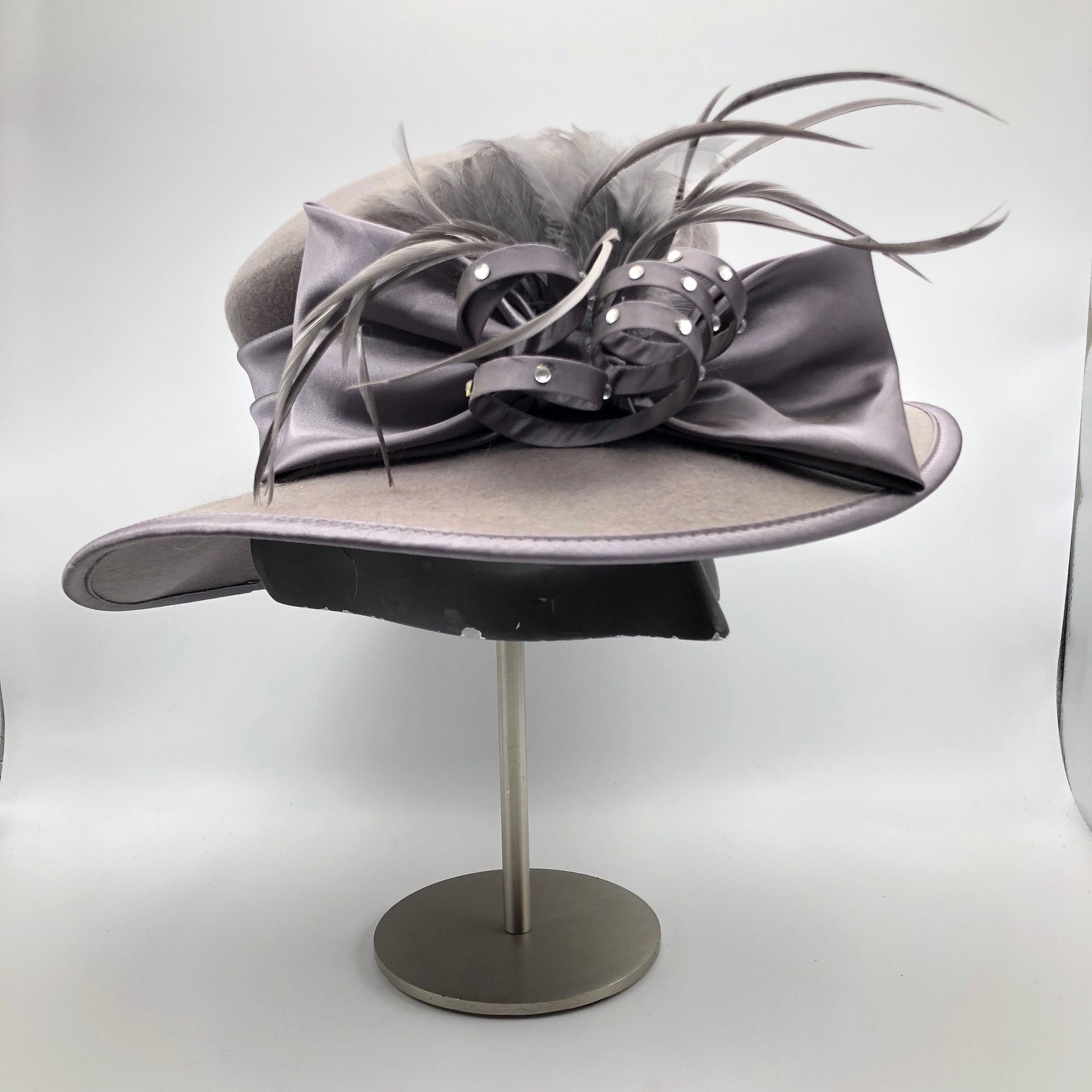 Gray Wool Ladies' Hat