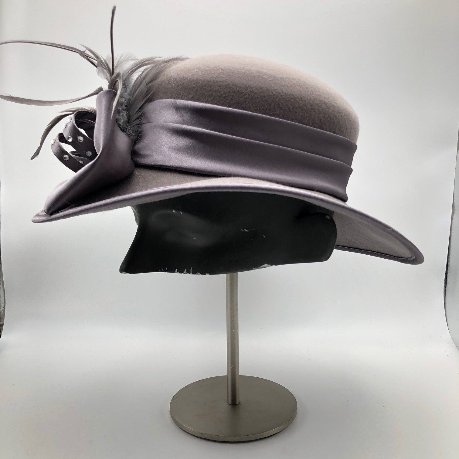 Gray Wool Ladies' Hat