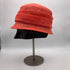 Dark Salmon Cloche Hat