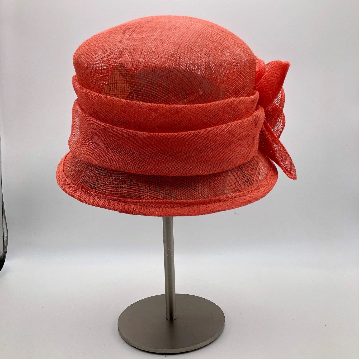 Dark Salmon Cloche Hat