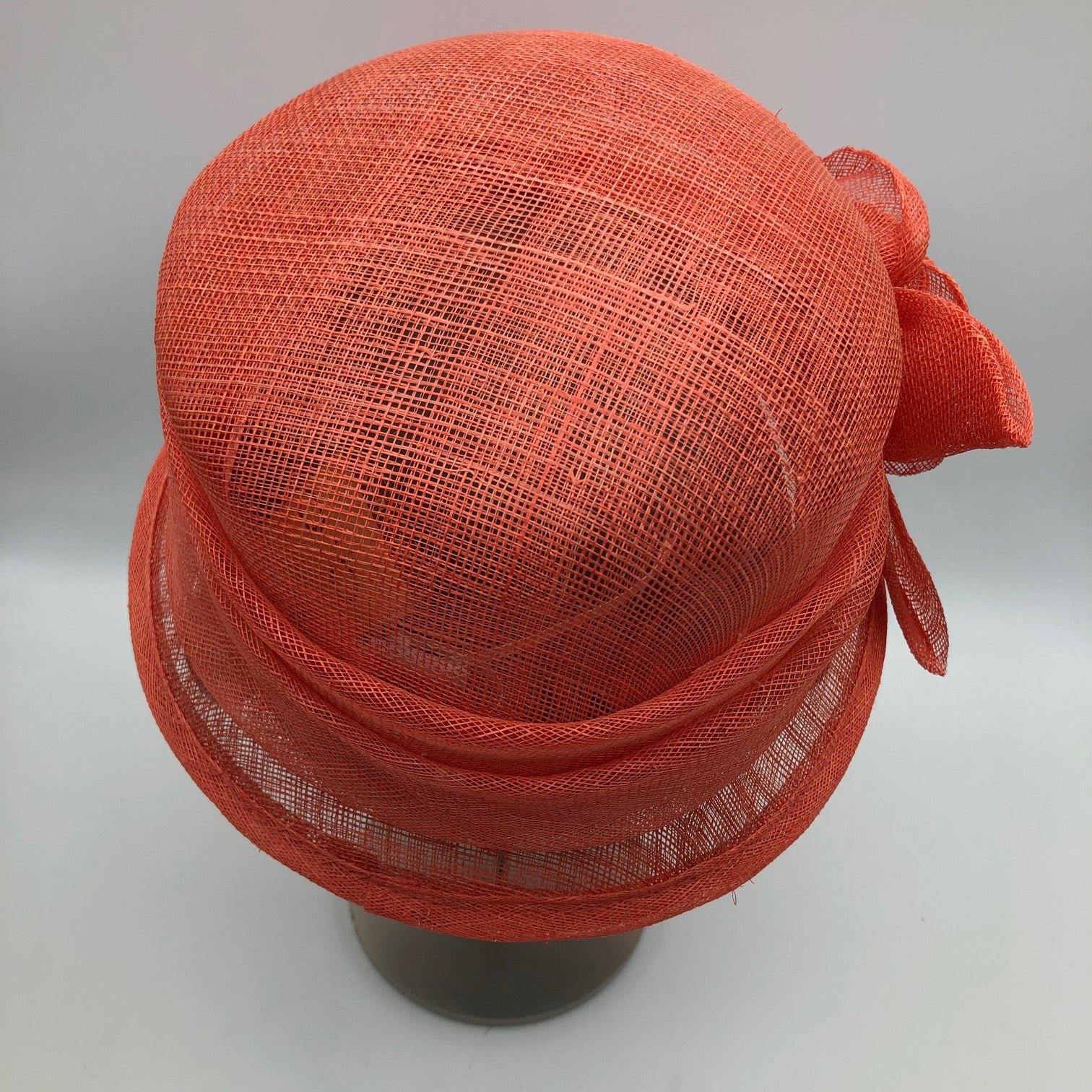Dark Salmon Cloche Hat