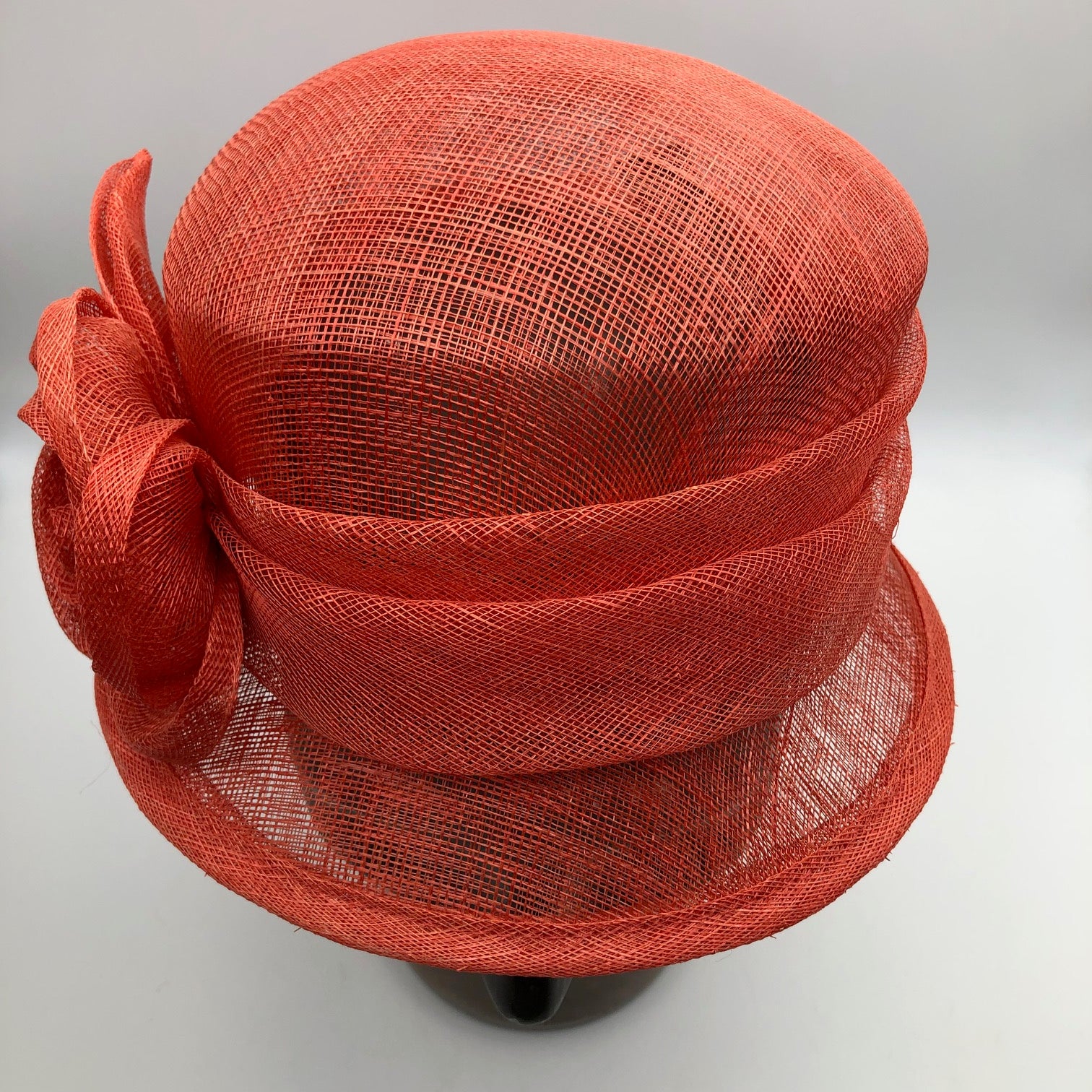 Dark Salmon Cloche Hat