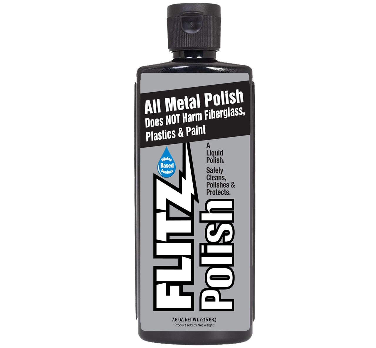 Industrial Strength Stainless Steel Polish, 15 oz. and Microfiber Clot