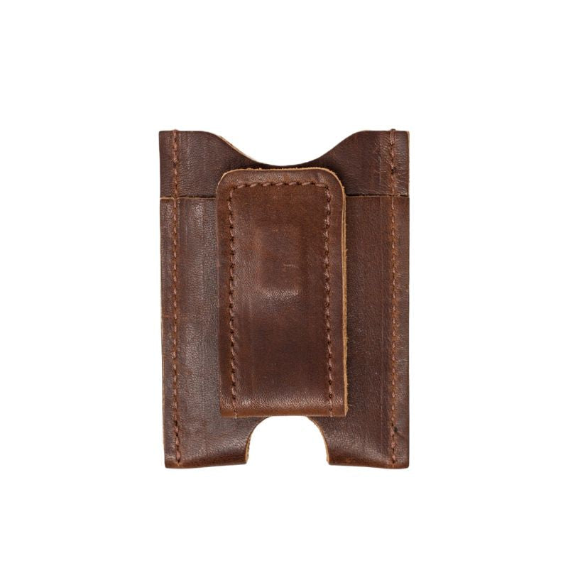 Leather Money Clip Wallet
