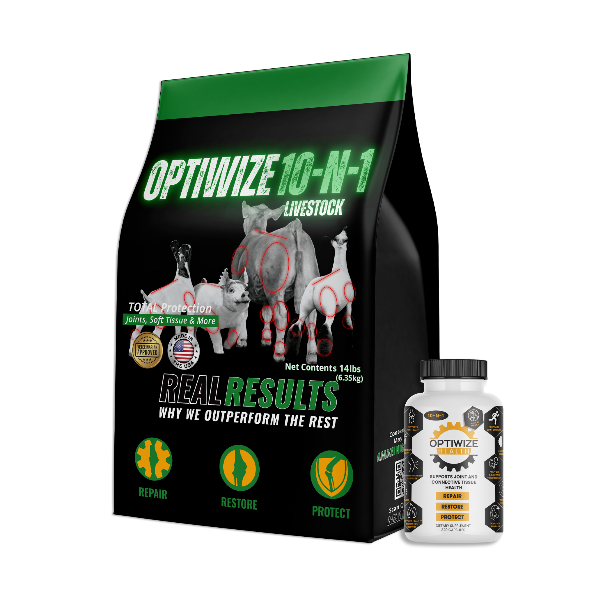 OptiWize Collagen +Plus Livestock Joint Supplement