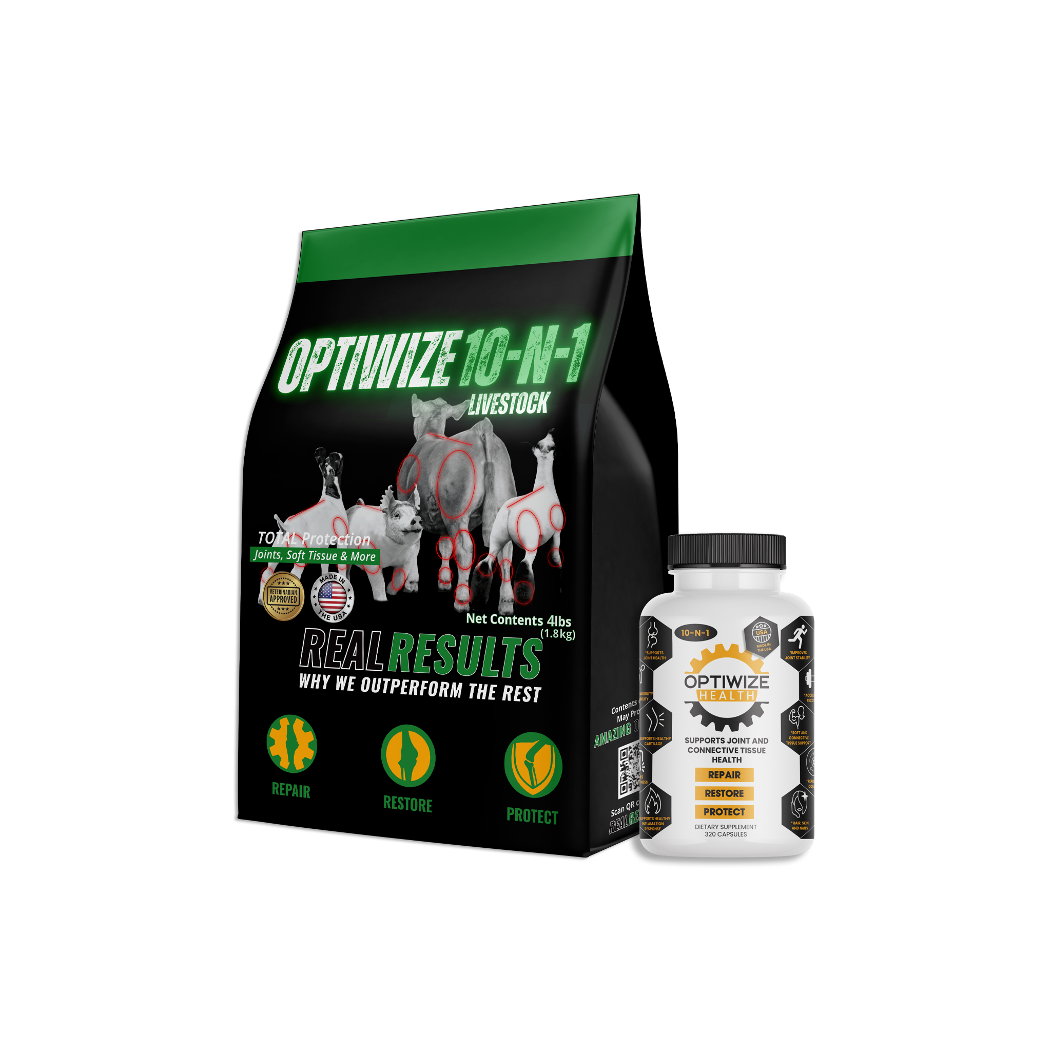 OptiWize Collagen +Plus Livestock Joint Supplement