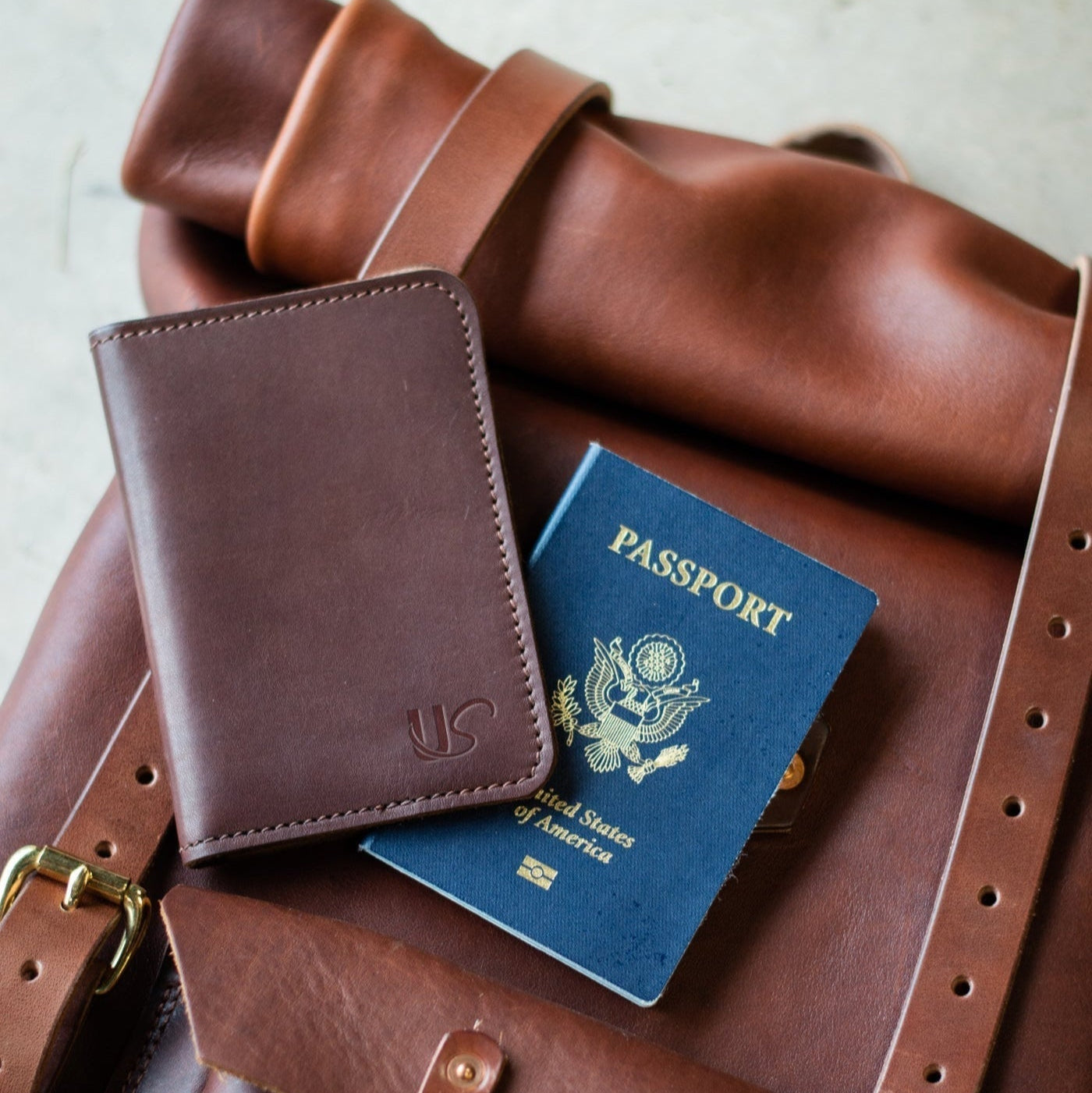 Leather Passport Wallet