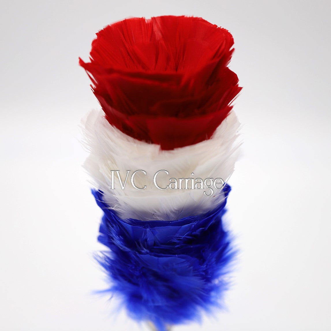 Red White Blue Feather Plume | IVC Carriage