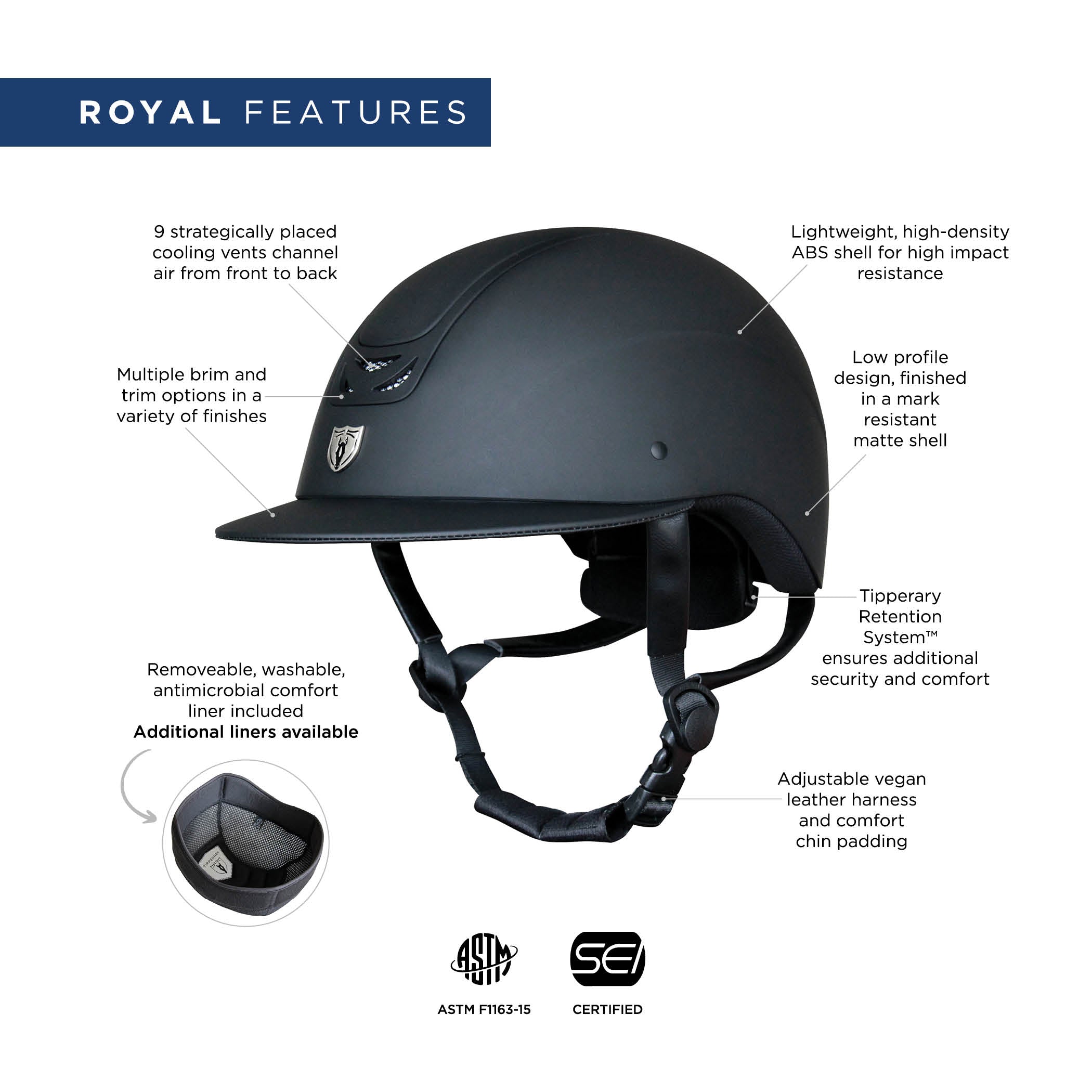 Tipperary 9500 Royal Helmet
