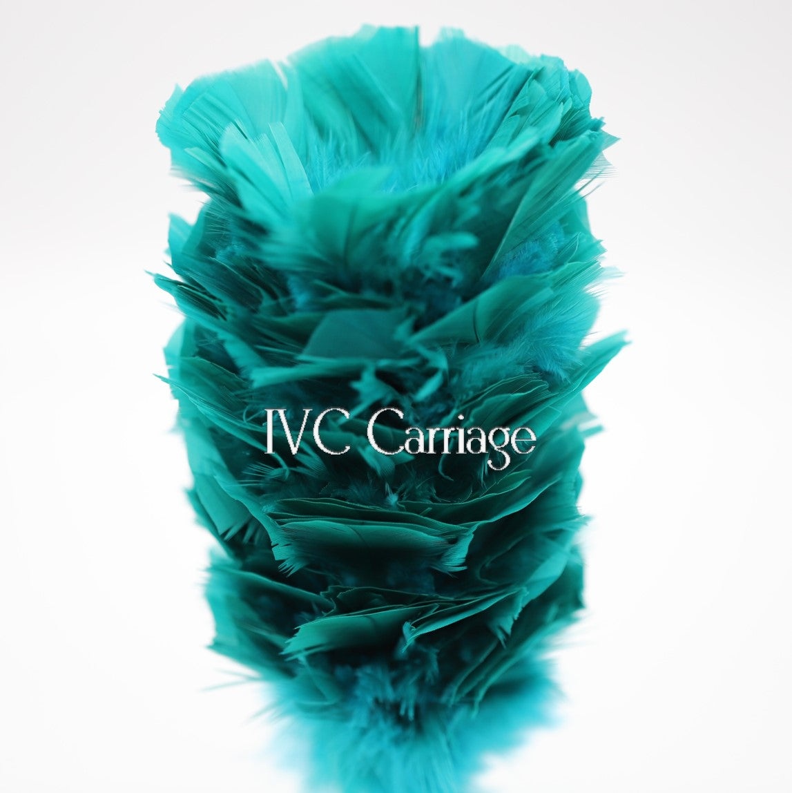 Teal Feather Plume | IVC Carriage
