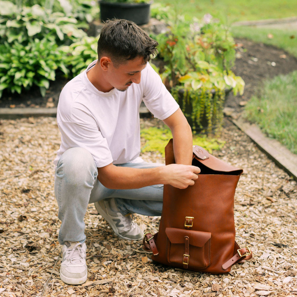 Urban Leather Rucksack