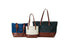 Large Canvas & Leather Tote