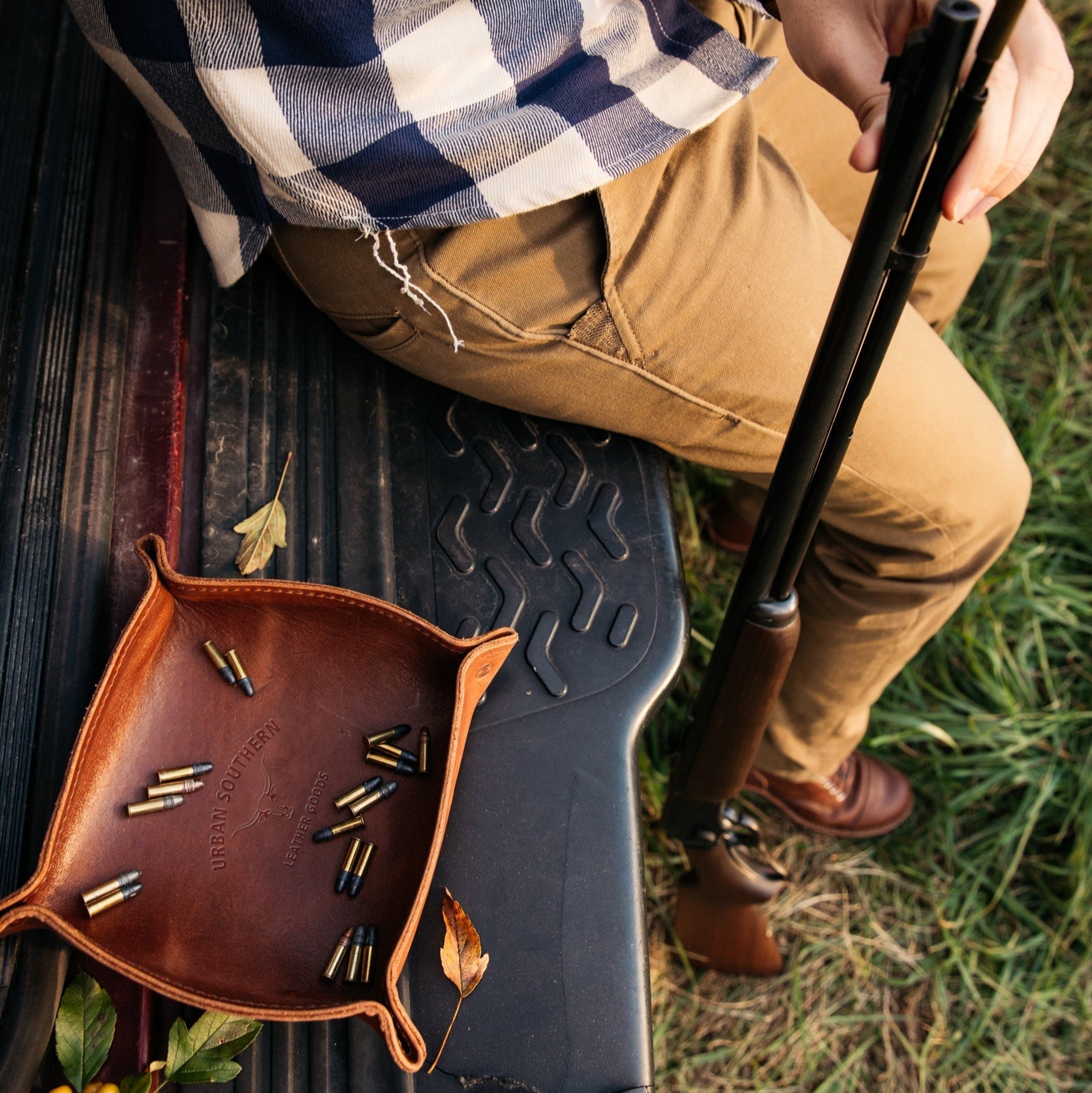 Leather Valet Tray