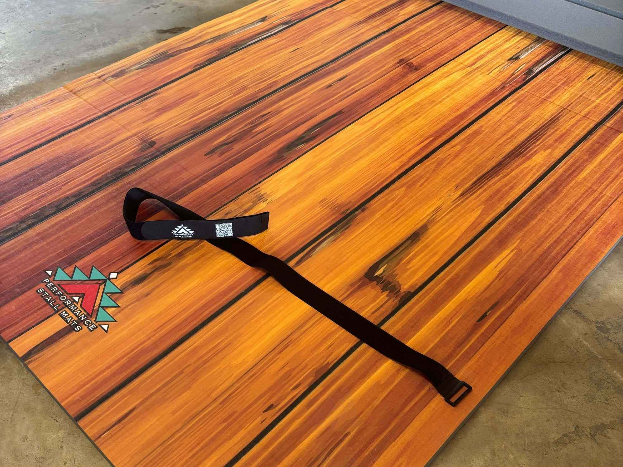 Woodgrain Portable Stall Mat