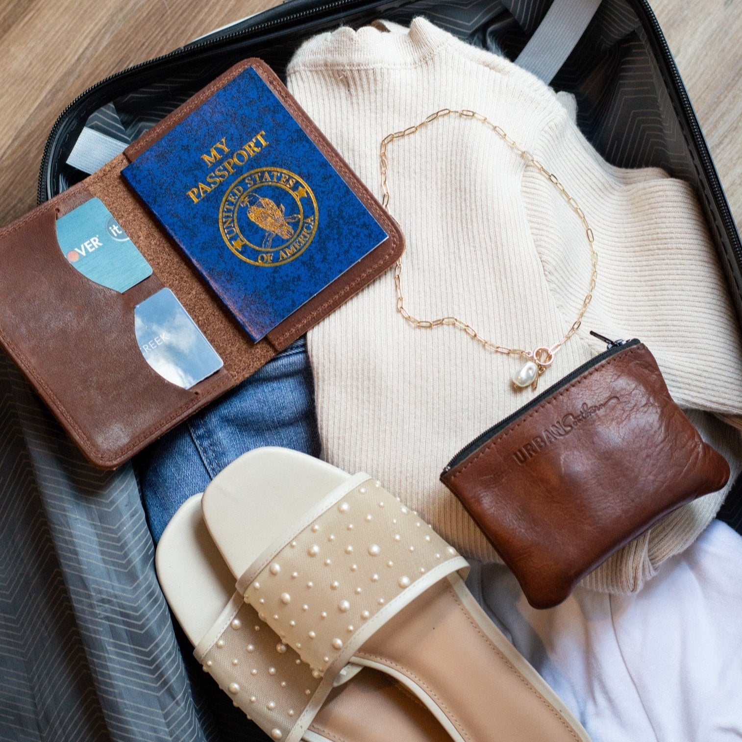 Leather Passport Wallet