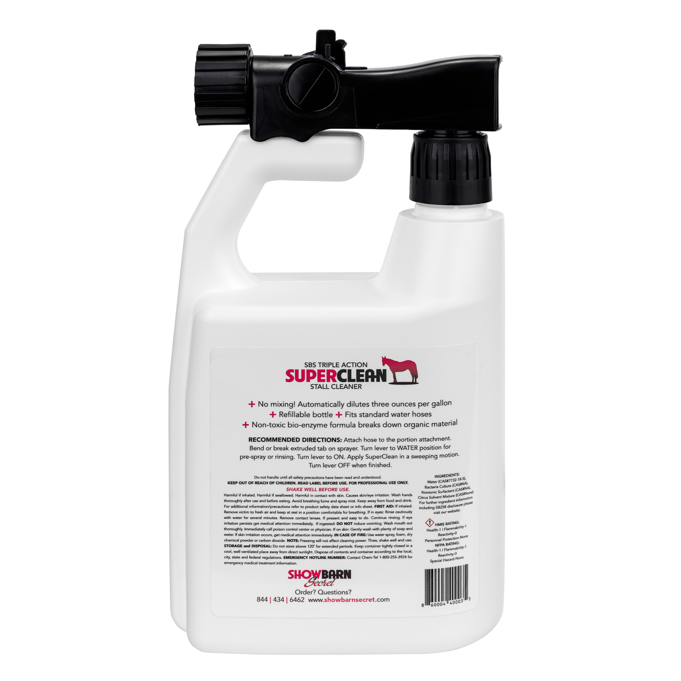 ShowBarn Secret® SuperClean® Barn and Stall Cleaner 32 oz