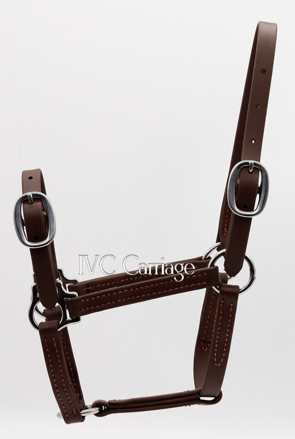 BioThane Nose Buckle Halter Brown | IVC Carriage