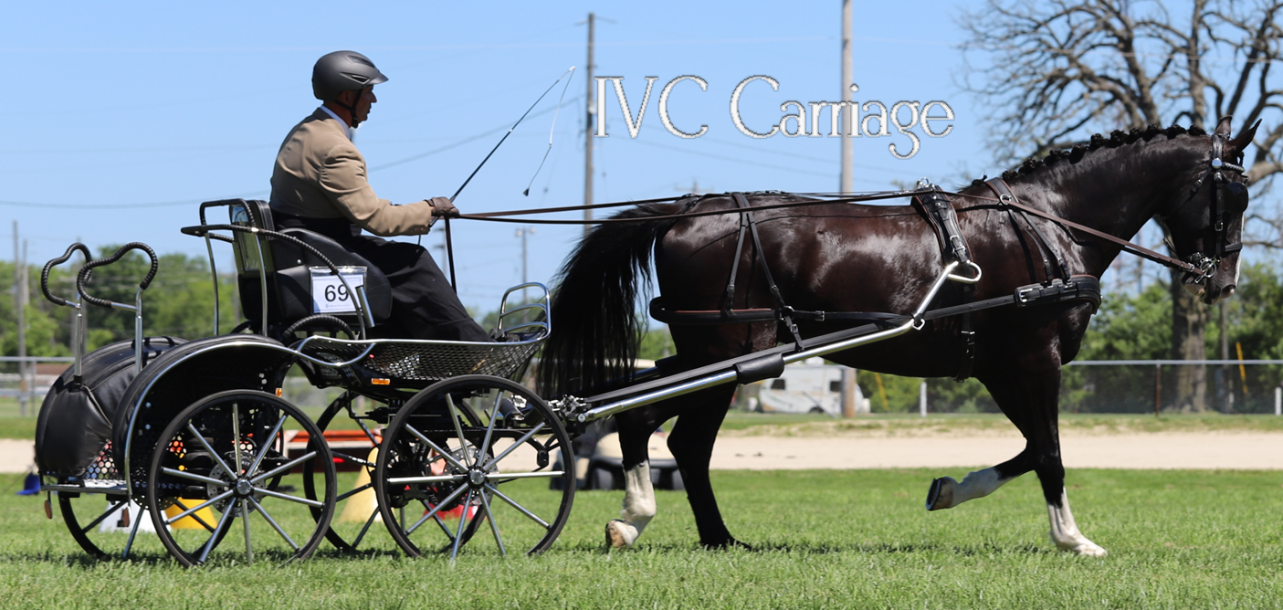 Chad Rhinehart uses the Ledo Two-Part Carriage Whip at a Combined Test.