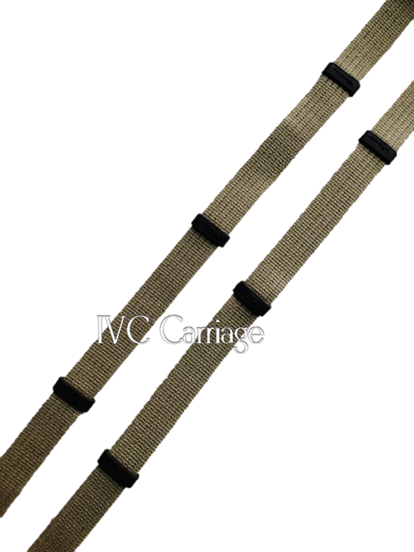 Cotton Grip Horse Driving Reins | IVC Carriage