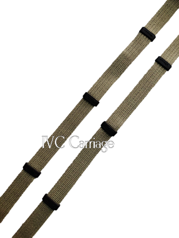 Cotton Grip Horse Driving Reins IVC Carriage