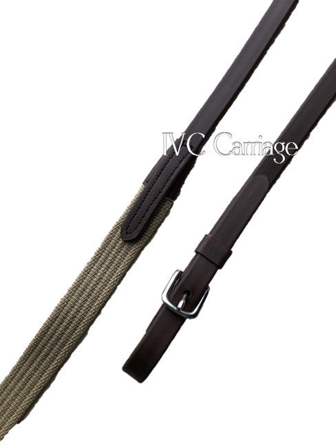 Cotton Grip Horse Driving Reins | IVC Carriage