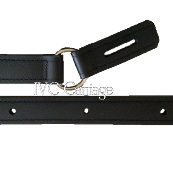 Traces De Harnais Pour Poney - Sangle Noire Nylon (taille Poney, Neuve)
