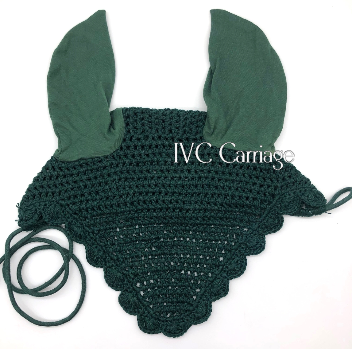 Horse Scalloped Ear Net Bonnet | IVC Carriage