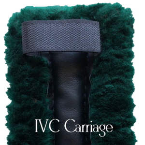 Fleece Horse Harness Saddle Pad Forest | IVC Carriage